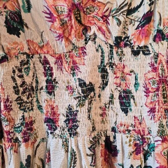 NWT Angie Boho Floral Dress SZ L - Picture 2 of 4
